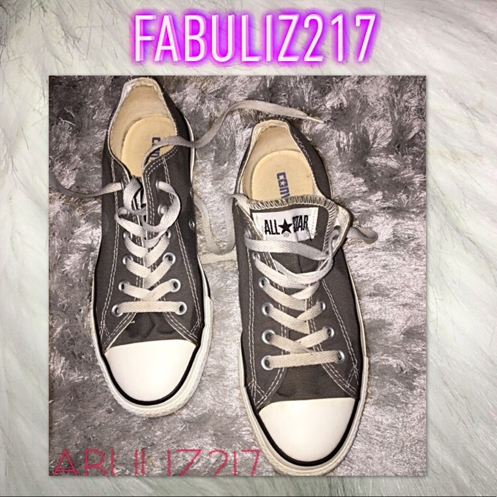 Unisex gray all star converse